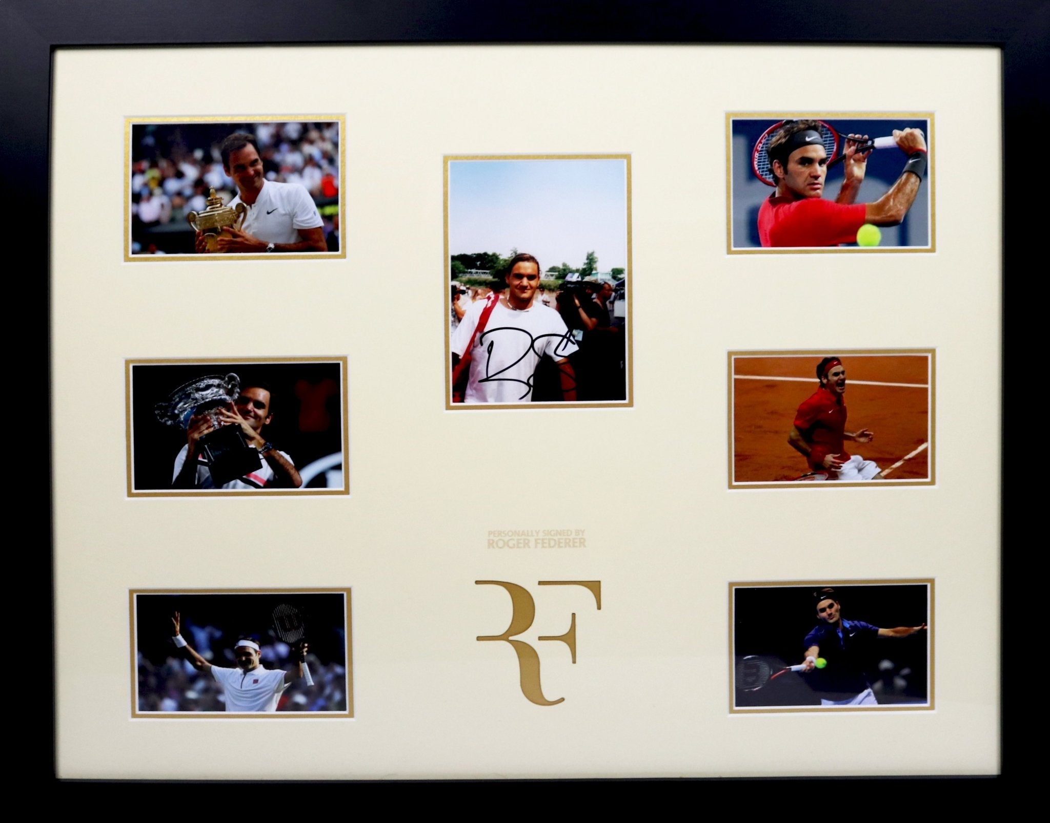Roger Federer Signed Photo Framed Display - Memorabilia Framers Shop